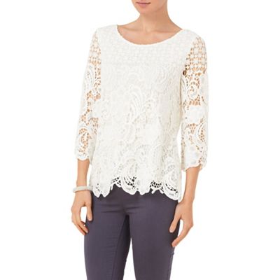 Phase Eight Shelley Crochet Lace Blouse